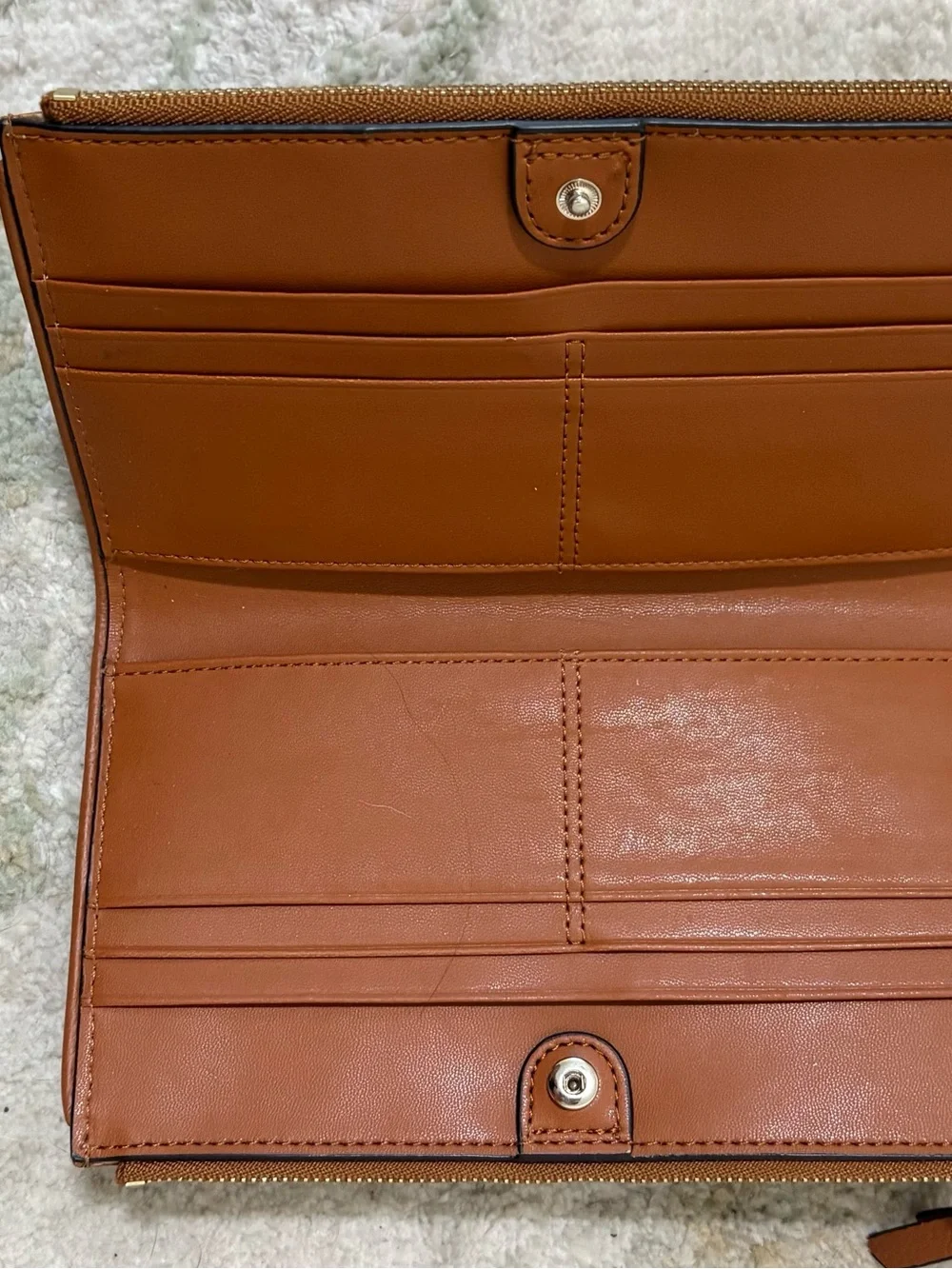 kate spade Cognac Leather Crossbody with Matching Wallet